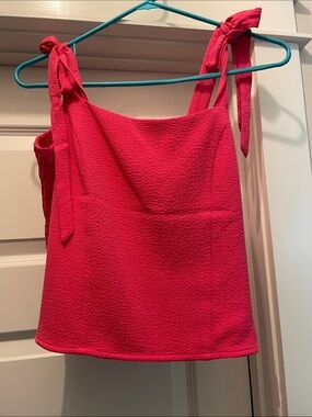 Old Navy Hot Pink Tie-Shoulder Camisole